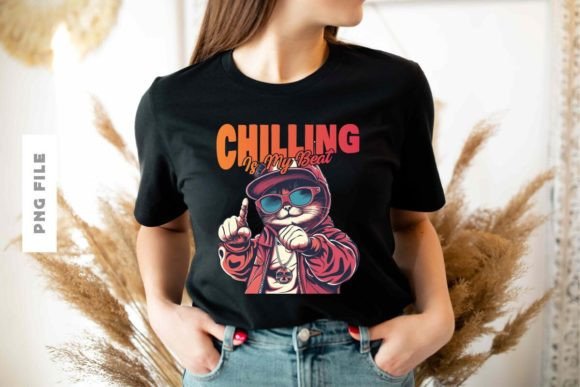 Chilling is My Beat T-shirt Design: A Design Asset for Modern Merchandising