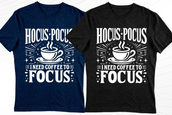 Coffee to Focus: A Classic T-Shirt Design for Creatives