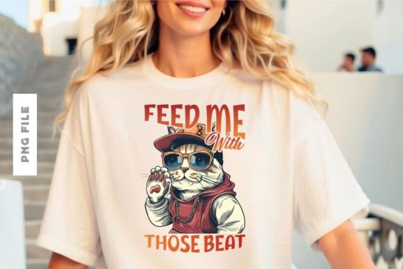 Feed Me with Those Beat T-shirt Design: A Creative Asset for Modern Branding