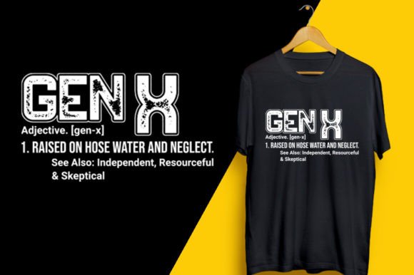 Gen X Shirt Design: Vintage Aesthetic Meets Modern Branding
