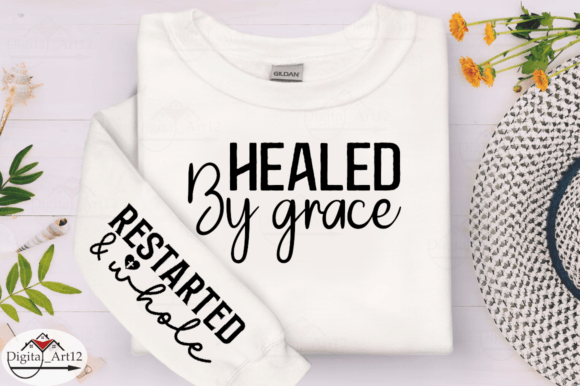Healed by Grace Sleeve SVG Design: Elevate Your Creative Projects