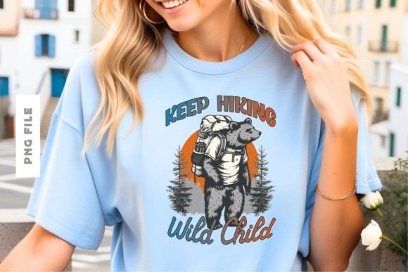 Keep Hiking T-shirt Design: A Versatile Asset for Modern Creators