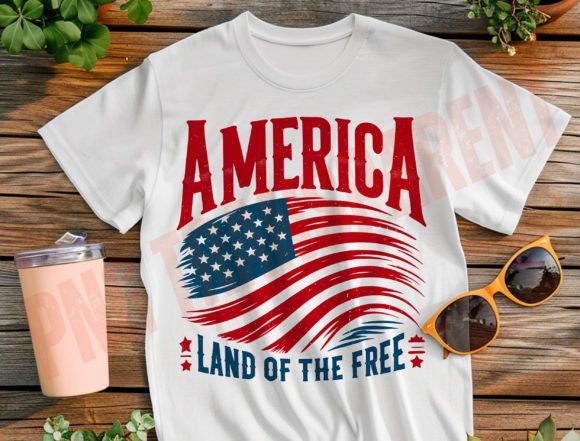 Patriotic Design: USA PNG & 4th of July Sublimation Graphics
