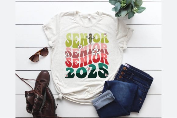 Senior 2025 PNG T-Shirt Design: A Professional Asset