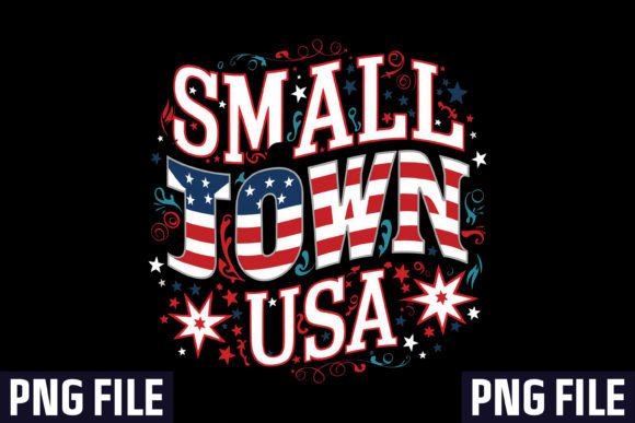 Small Town USA Sublimation Design: Crafting Authentic Visual Stories