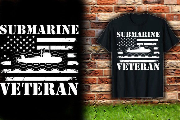 Submarine Veteran Vector T-Shirt Design: A Professional Asset