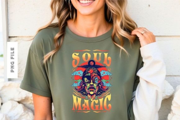 Unleash Your Brand's Potential with a Soul Full of Magic T-shirt Design