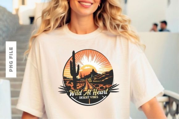 Wild at Heart T-shirt Design: A Premium Creative Asset